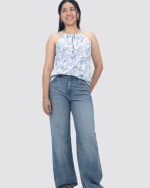 Blusa Málaga de Viena Estampada